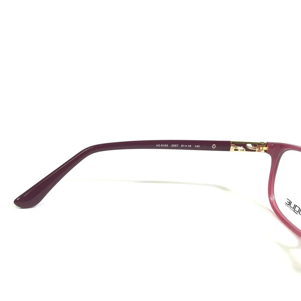 Vogue Eyeglasses Frames VO5163 2557 Purple Pink Square Full Rim 51-16-140